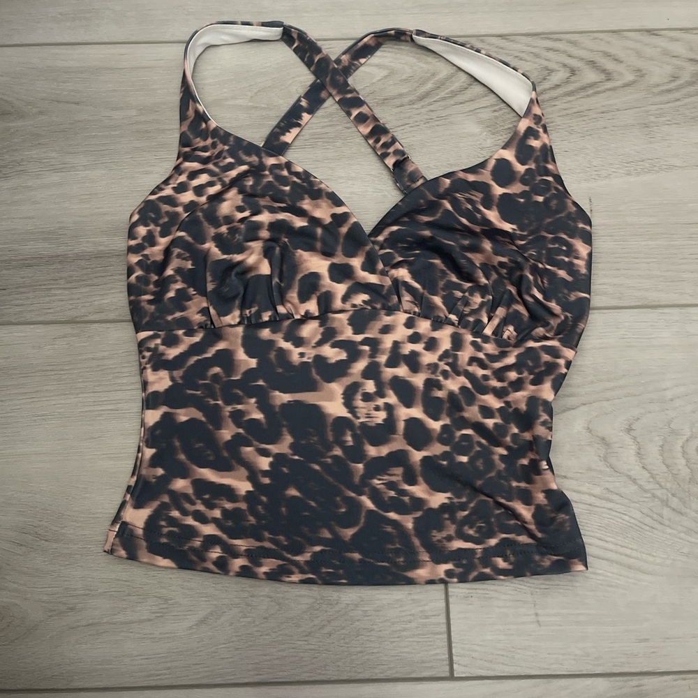 Leopard Print Women's Top